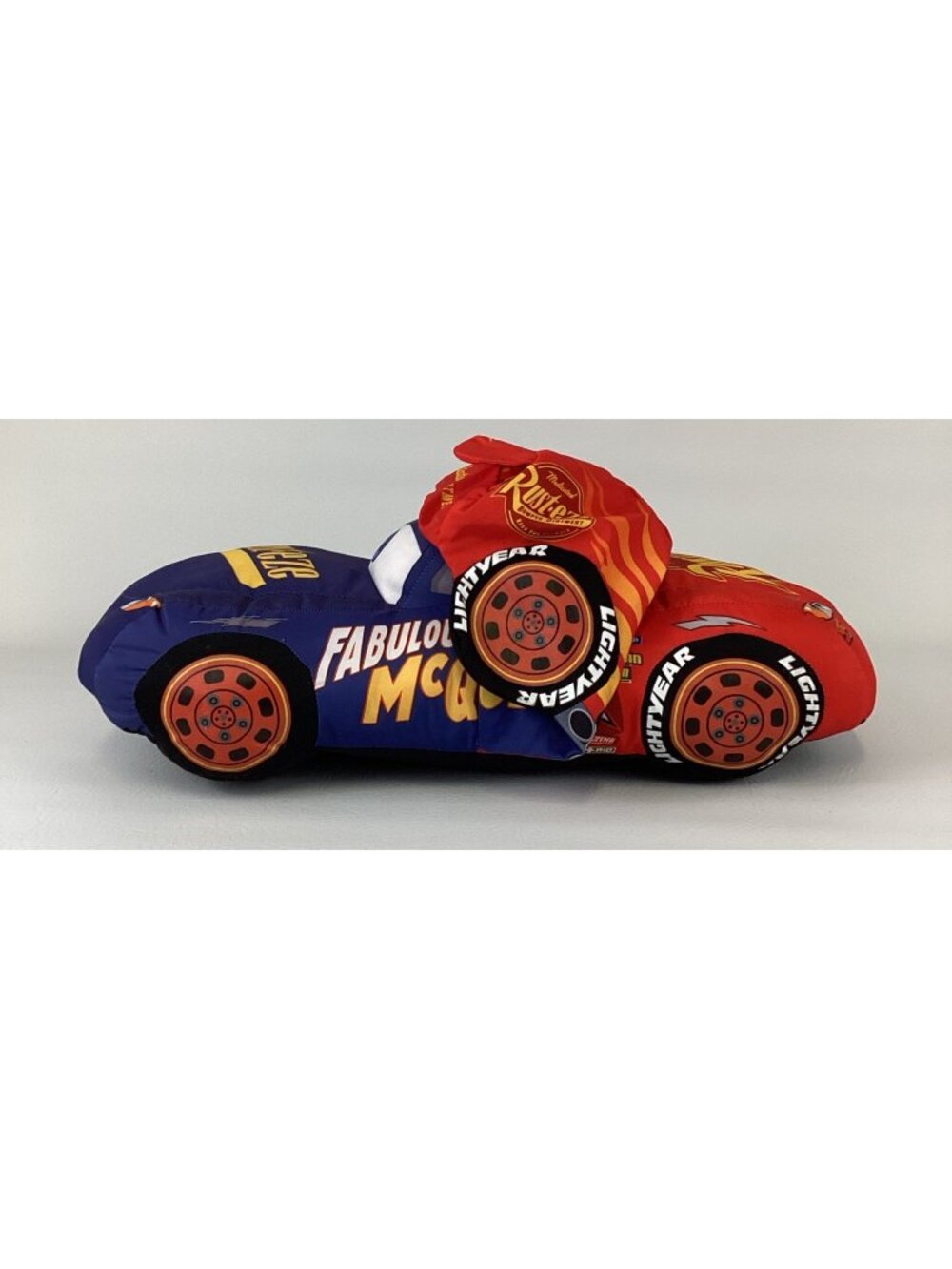 Disney Cars 3 Lightning Mcqueen Fabulous Reversible Pillow Buddy 19" Plush 2017